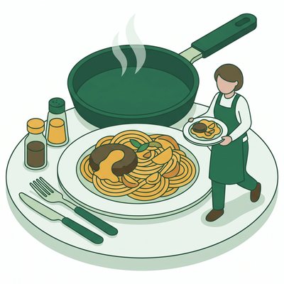 飲食スタッフのイラスト
