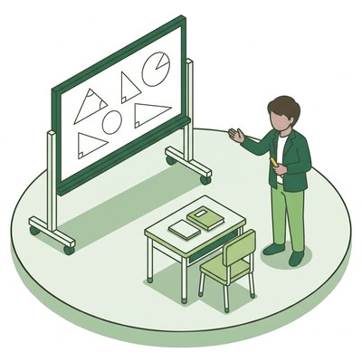 塾講師のイラスト