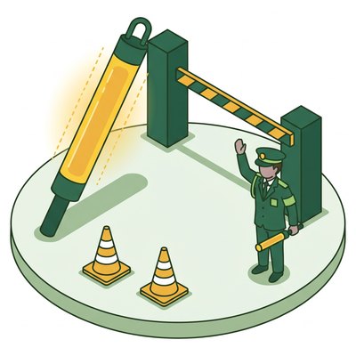 警備スタッフのイラスト